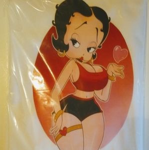 Women V Neck Betty Boo T shirt